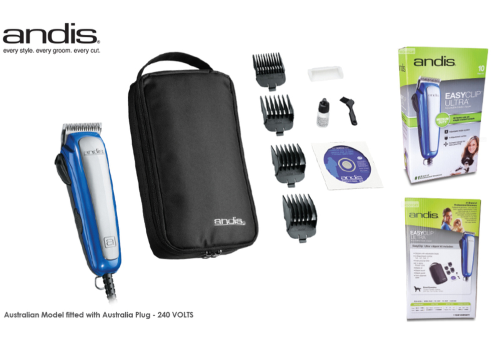 Andis Easy Clip Ultra Adjustable Blade Dog Clipper RACD