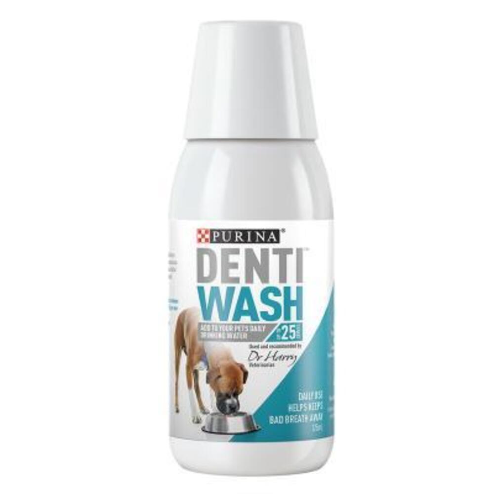 Purina Denti Wash Dental Water Additive For Dogs 125ml