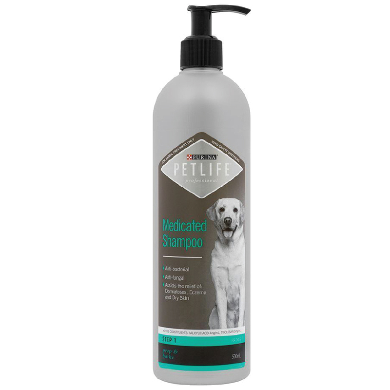 Purina PetLife Professional Medicated Shampoo for Dogs 500ml
