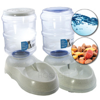 Paws & Claws Automatic Pet Dog Cat Food Water Dispenser 3.8L/11L