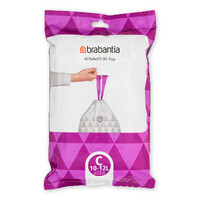 Brabantia Perfect Fit Compostable Bin Liner Code C (10-12L) 40 Bags