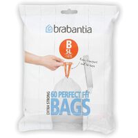 Brabantia Perfect Fit Compostable Bin Liner Code B (5L) 60 Bags