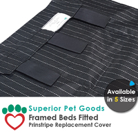 Superior Pet Goods Pinstripe Dog Bed Cover