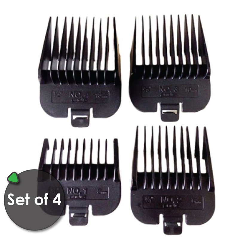 Andis Clipper Attachment 4 Comb Set suit Oster, Wahl KM2 | HOOTGET.com.au