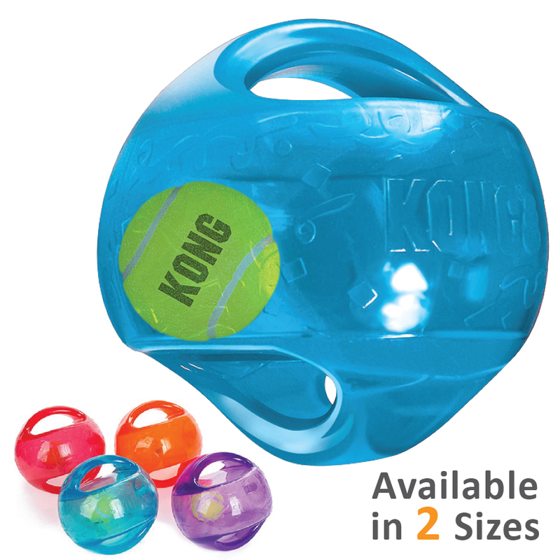 KONG Jumbler Ball Dog Toy 2 Sizes/4 Colours