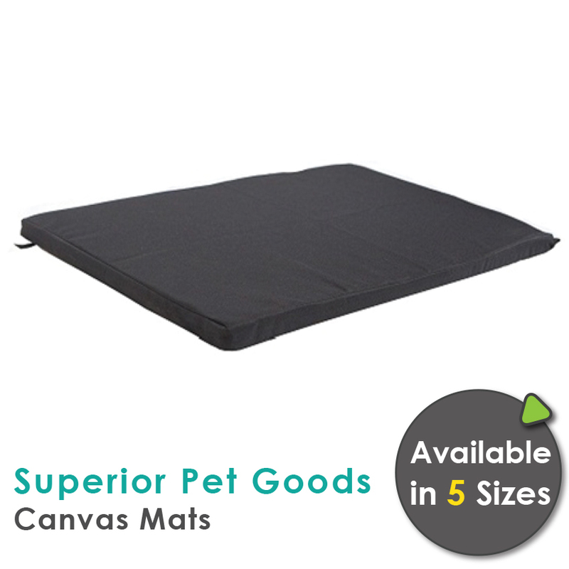 Superior Pet Goods Canvas Water Resistant Dog Mats 5 Sizes HOOTGET
