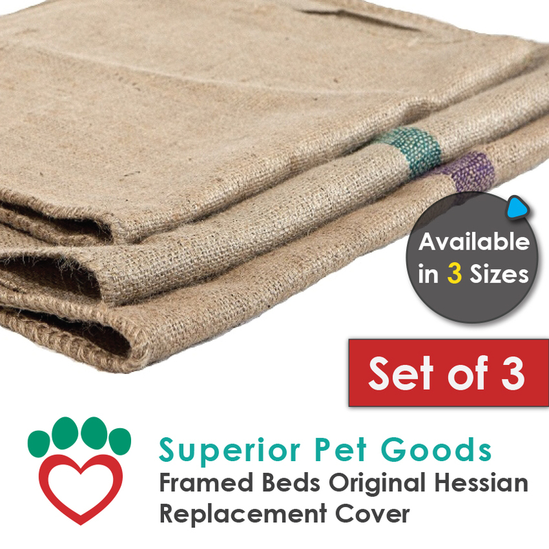hessian dog bed replacement covers