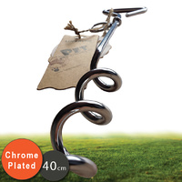 Chrome Plated Dog Tie Out Stake