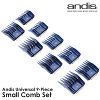 Andis Universal Clipper Blade Small 9 Piece Comb Set
