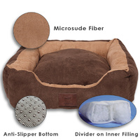 LUPERCUS Microfiber Suede Pet Basket - Medium