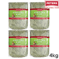  4kg Peters Timothy Hay Premium Grass Rabbit Guinea Pig Food