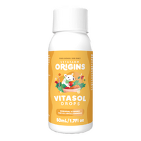 Vetafarm Origins Vitasol Drops Small Animal Liquid Mutivitamins 50ml