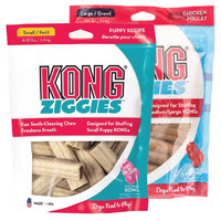 KONG ZIGGIES STUFF'N Dog Treat - 2 Sizes