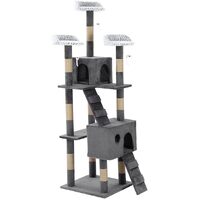 Paws & Claws 1.7M Giant Cat Furniture Scratching Post Tree Play House