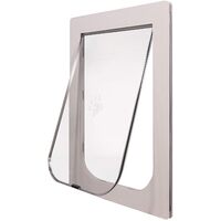PETWAY Pet Door for Security Door - White / Medium