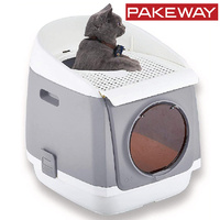 Pakeway Tomcat Two Door Entry Cat Litter Box