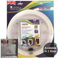 PETWAY Glass Pet Door - 2 Size