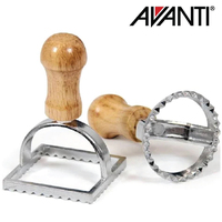 Avanti Ravioli Cutters Round And Square Set 2pcs