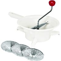 Avanti Rotary Food Mill White with 3 Discs 11 x 20 x 20 cm