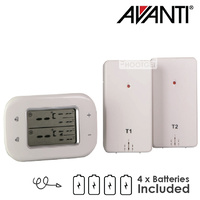 Avanti Digital 2 Zone Refrigerator /Freezer Thermometer 