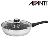 Avanti 6 Egg Poacher 24cm w/ Non-Stick Cups