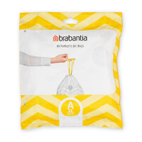 Brabantia Perfect Fit Compostable Bin Liner Code A (3L) 40 Bags