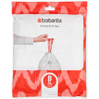 Brabantia Perfect Fit Compostable Bin Liner Code B (5L) 40 Bags