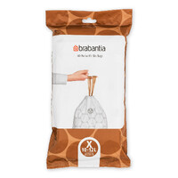 Brabantia Perfect Fit Compostable Bin Liner Code X (10-12L) 40 Bags