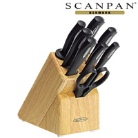 SCANPAN Microsharp 9pc Knife Cutlery Block Set