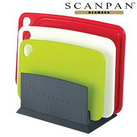 Scanpan Cutting Board with Stand 4 Piece Set