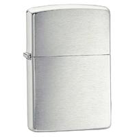 Zippo Lighter 200 Brushed Finish Chrome