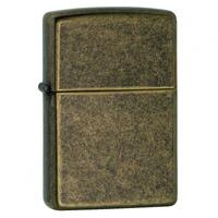 Zippo Lighter 201FB Antique Brass Finish 90206