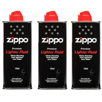 Zippo Genuine Lighter Premium FLUID x 3