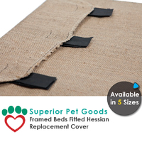  Superior Pet Goods Hessian Dog Bed Replacement Cover