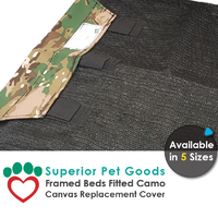 Superior Pet Goods Camo Canvas Dog Bed Cover