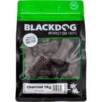 Blackdog Charcoal Biscuits 1kg – Natural Dog Treats for Digestion Support
