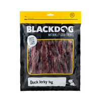 Blackdog Duck Jerky 1kg – Natural Protein-Rich Dog Treats