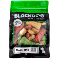 Blackdog Multi Biscuits 1kg – Natural Assorted Dog Treats