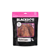 Blackdog Pig Ears 5 Pack – Natural Bulk Dog Chews