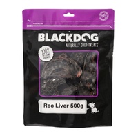 Blackdog Roo Liver 500g – Natural Kangaroo Dog Chew Treats