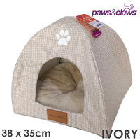Winston Cat Cave Bed IVORY