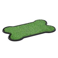 Pet Dog Potty Training Toilet Portable with Grass Mat