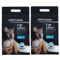 2 x Silica Crystals Cat Litter 3.8L