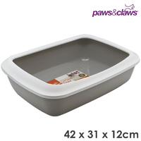 Cat Litter Tray With Rim