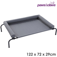 Elevated Hammock Trampoline Bolster Dog Bed 122x72x29cm