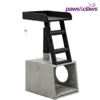 Catsby Oakwood Sleep & Play Condo Cat Tree