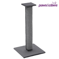 Catsby Cat Scratching Post Sisal Pole Tower Grey