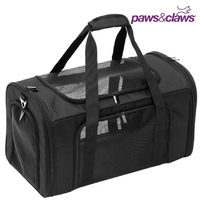 Foldable Travel Pet Carrier with Sherpa Fleece Mat