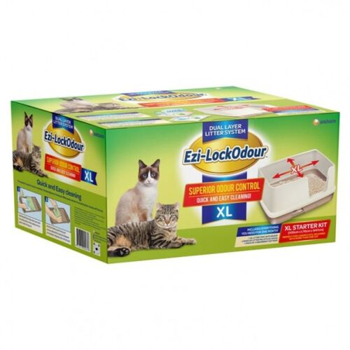 Ezi-LockOdour Dual Layer Extra Wide Cat Litter System XL