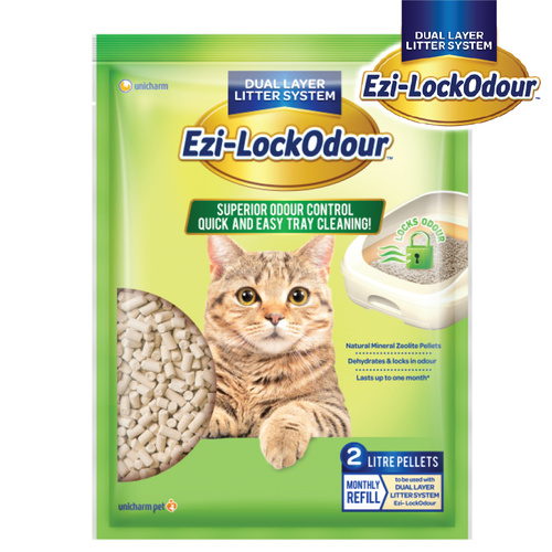 Ezi-LockOdour Litter System Natural Mineral Zeolite Pellets Cat Litter